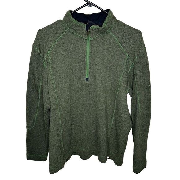 Mountain Hardwear Mens Wool Blend 1/2 Zip Sweater Medium - Picture 1 of 3